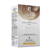BioNike, Shine On, Permanent Hair Dye, 8 Light Blonde, 145 ml