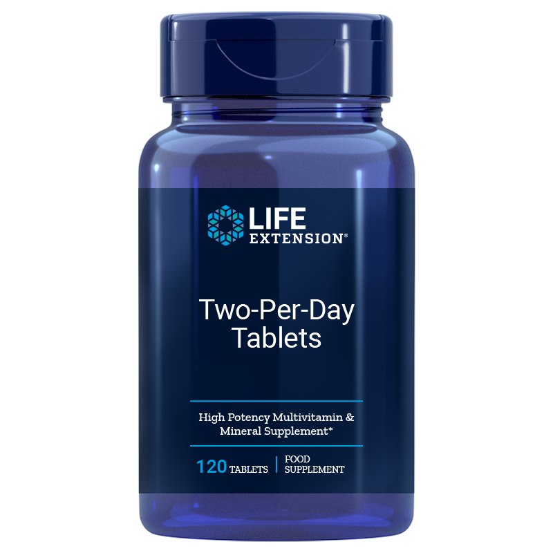 LIFE EXTENSION Two-Per-Day Tablets EU (120 tabl.)