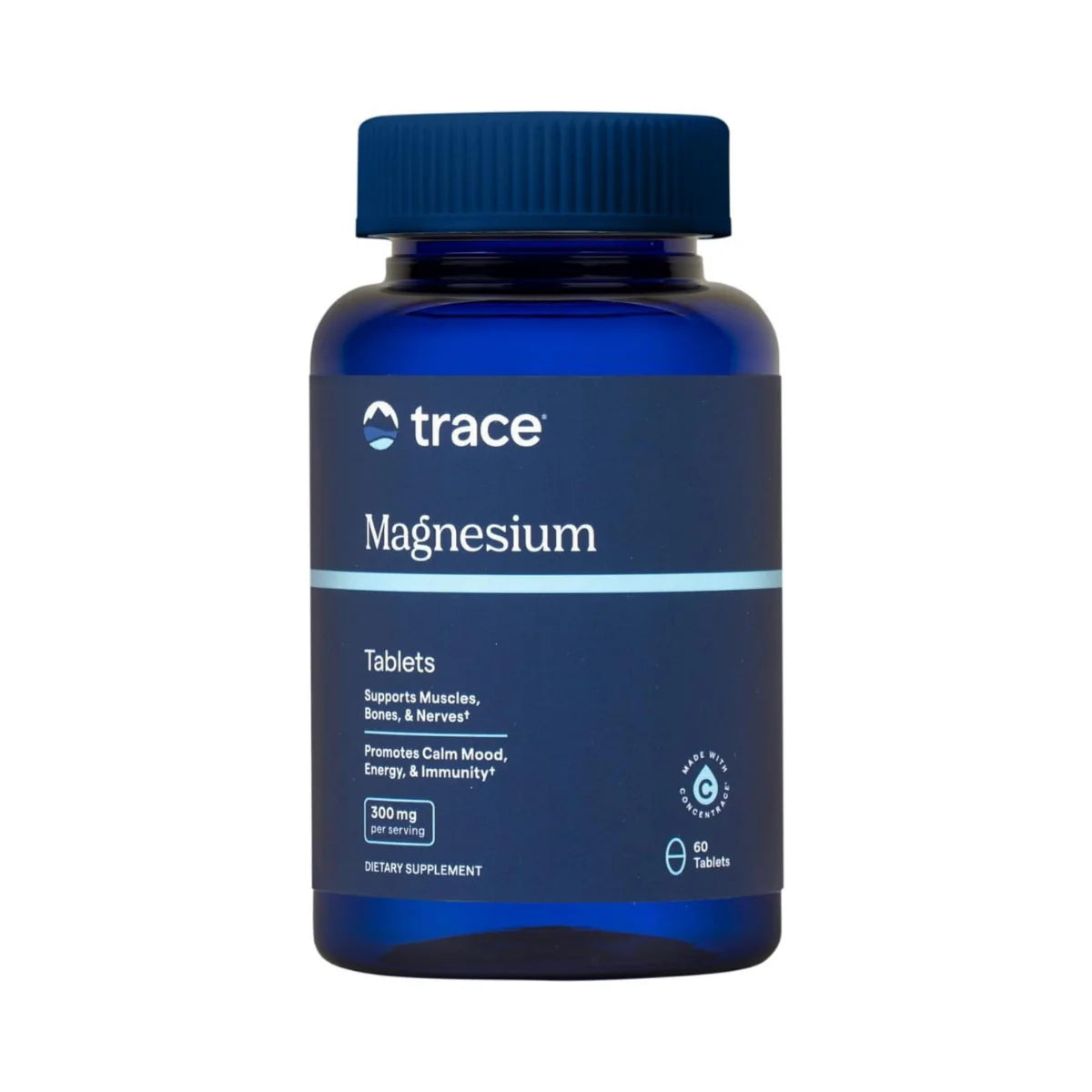 TRACE MINERALS magnis 300 mg - 60 tablečių