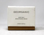 Georganic, Goat Milk Brightening, Brightening, Cream, For Face, 45 ml