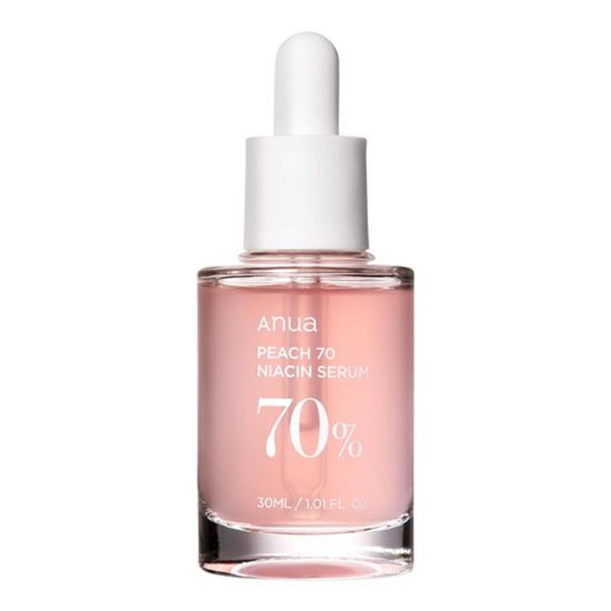 Anua, Peach 70, Niacinamidas, Švytėjimas, Po valymo, Serumas, Veidui, 30 ml