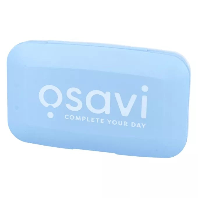 OSAVI Pillbox - organizer na leki (niebieski)