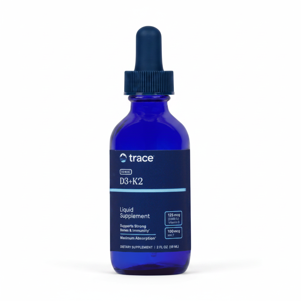 TRACE MINERALS joninis vitaminas D3 + K2 - 59 ml