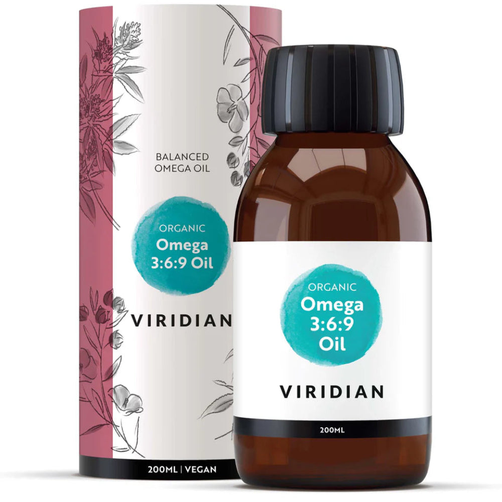 VIRIDIAN ekologiškas omega 3:6:9 aliejus - 200 ml