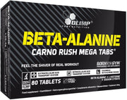 Olimp Nutrition Beta Alaninas - Carno Rush Mega Tablets - 80 tablečių