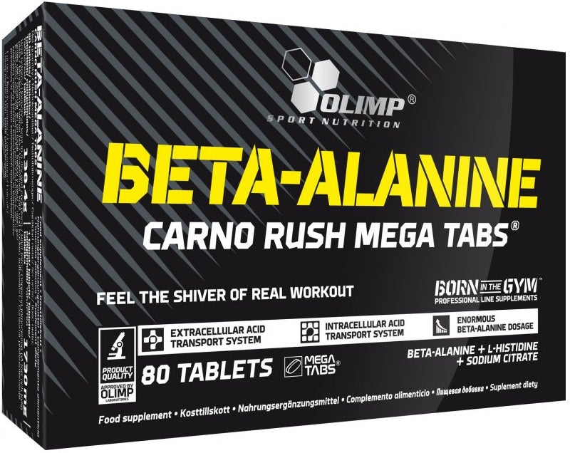 Olimp Nutrition Beta Alaninas - Carno Rush Mega Tablets - 80 tablečių