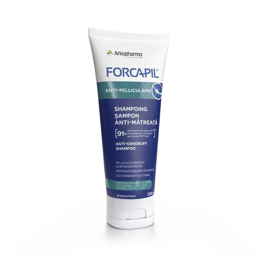 Arkopharma, Forcapil, Hair Shampoo, Anti-Dandruff, 200 ml