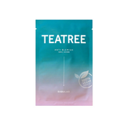 Barulab, The Clean Vegan, Tea Tree, Anti-Blemish, Sheet Mask, For Face, 23 g