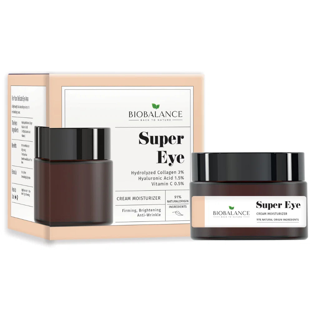 Bio Balance, Super Eye, Hydrating, Firming & Brightening, Day & Night, Eye Cream, 20 ml