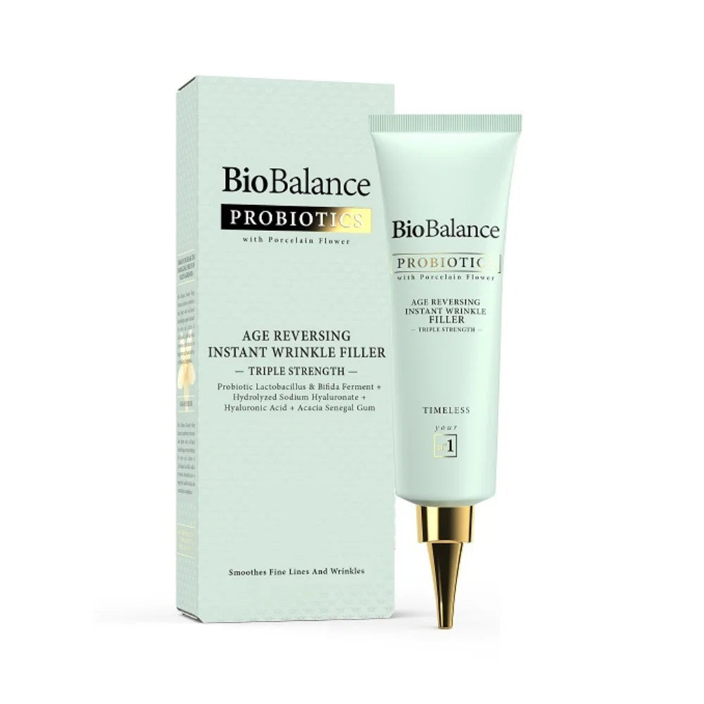 Bio Balance, Age Reversing Instant Wrinkle Filler, Hydrating, Plumping & Smoothing, Day & Night, Serum, For Face & Eyes, 30 ml