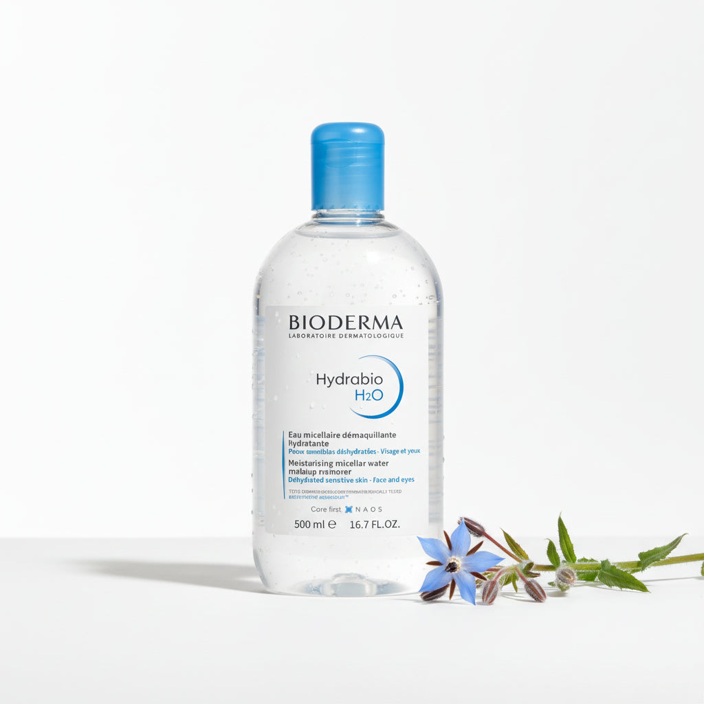 Bioderma Hydrabio H2O valomasis micelinis vanduo jautriai ir sausai odai, 500 ml