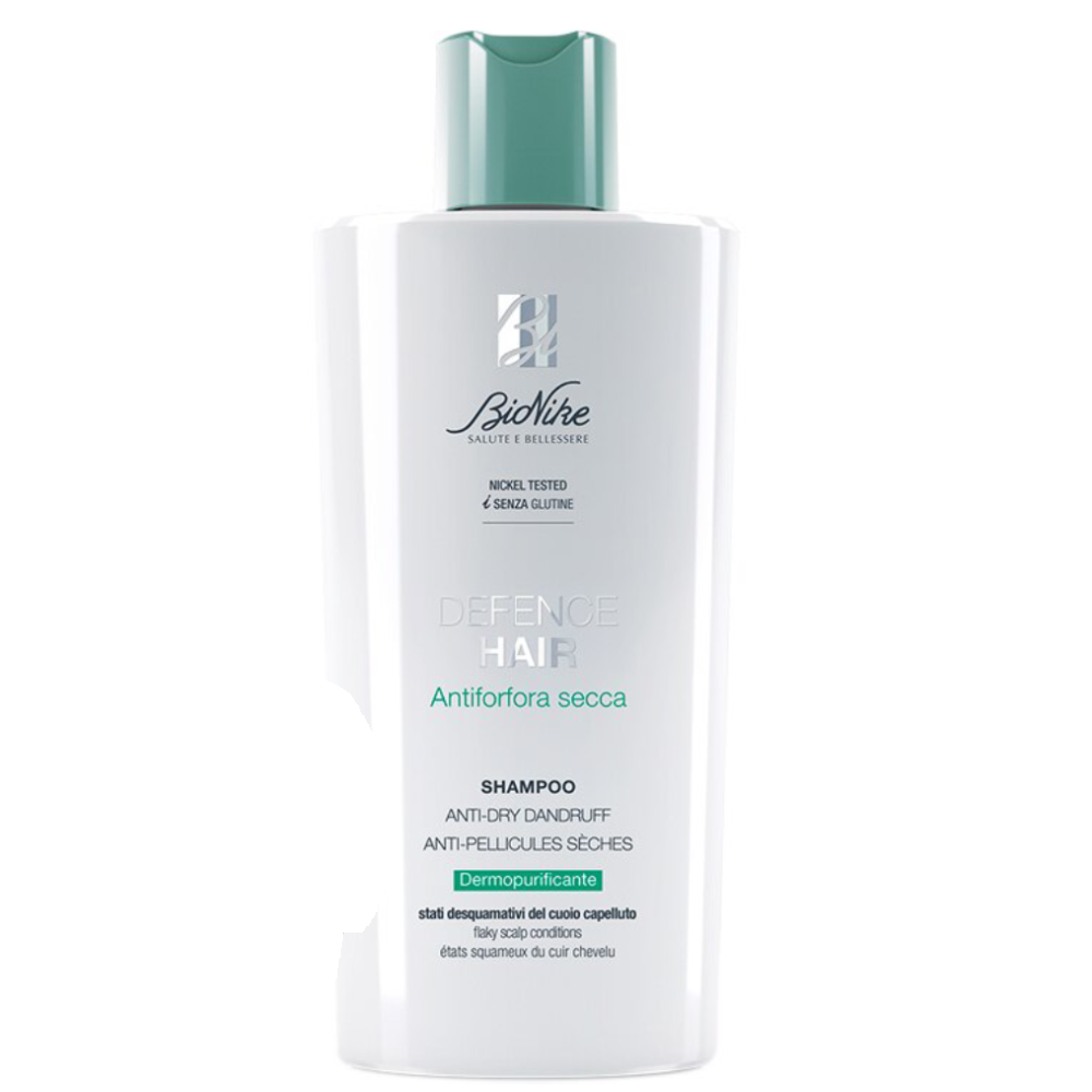 BioNike, Defense Hair Dry Anti-Dandruff, Hair Shampoo, Anti-Dandruff & Purifying, 200 ml