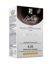 BioNike, Shine On, Permanent Hair Dye, 6.05 Dark Chocolate Blonde, 145 ml