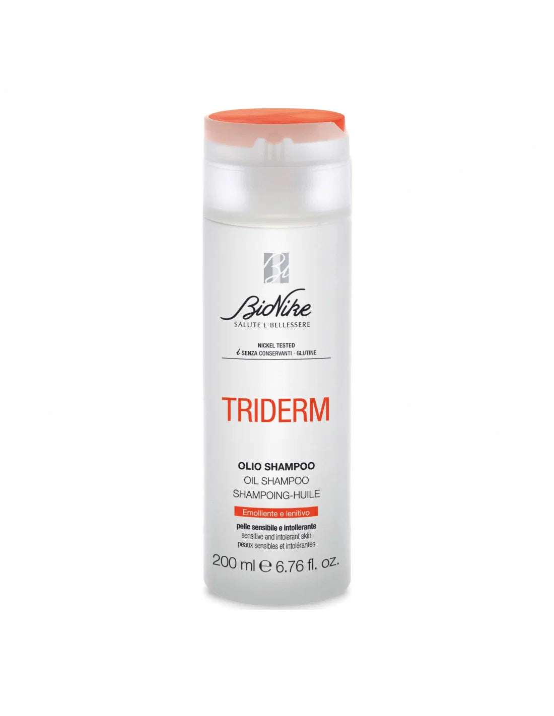 BioNike, Triderm, Hair Shampoo, Soothing & Softening, 200 ml