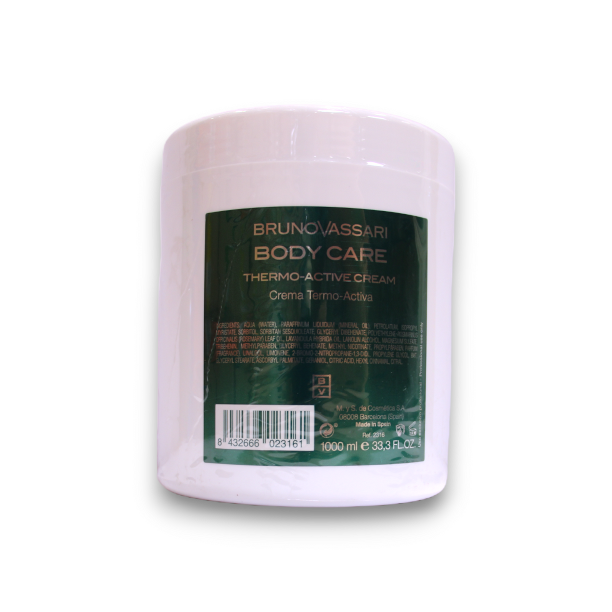 Bruno Vassari, Body Care, Essential Oils, Soothing & Toning, Body Cream, 1000 ml