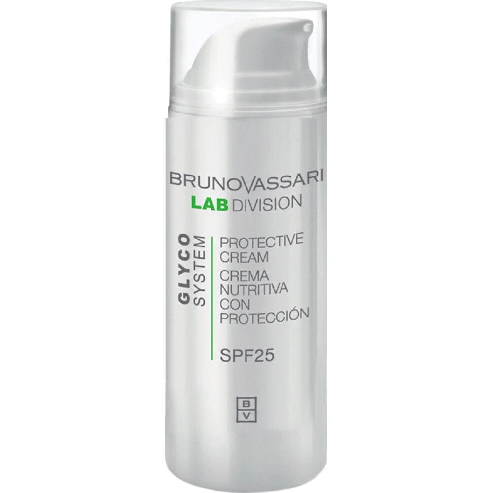 Bruno Vassari, Glyco System, Niacinamide, Hydra-Nourishing, Day, Cream, For Face, SPF 25, 50 ml