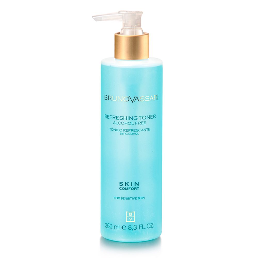 Bruno Vassari, Skin Comfort, Perfume-Free, Refreshing, Cleansing Toner, 250 ml