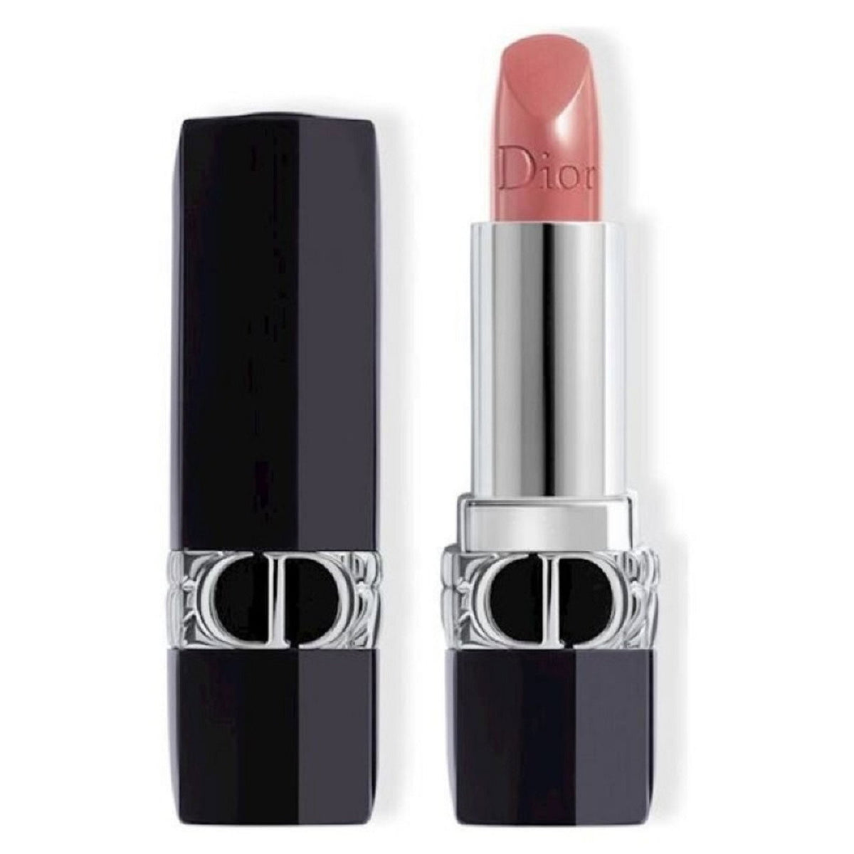Christian Dior, Dior Rouge, Jojoba, Satin Finish, Cream Lipstick, 100, Nude Look, Refillable, 3.5 g