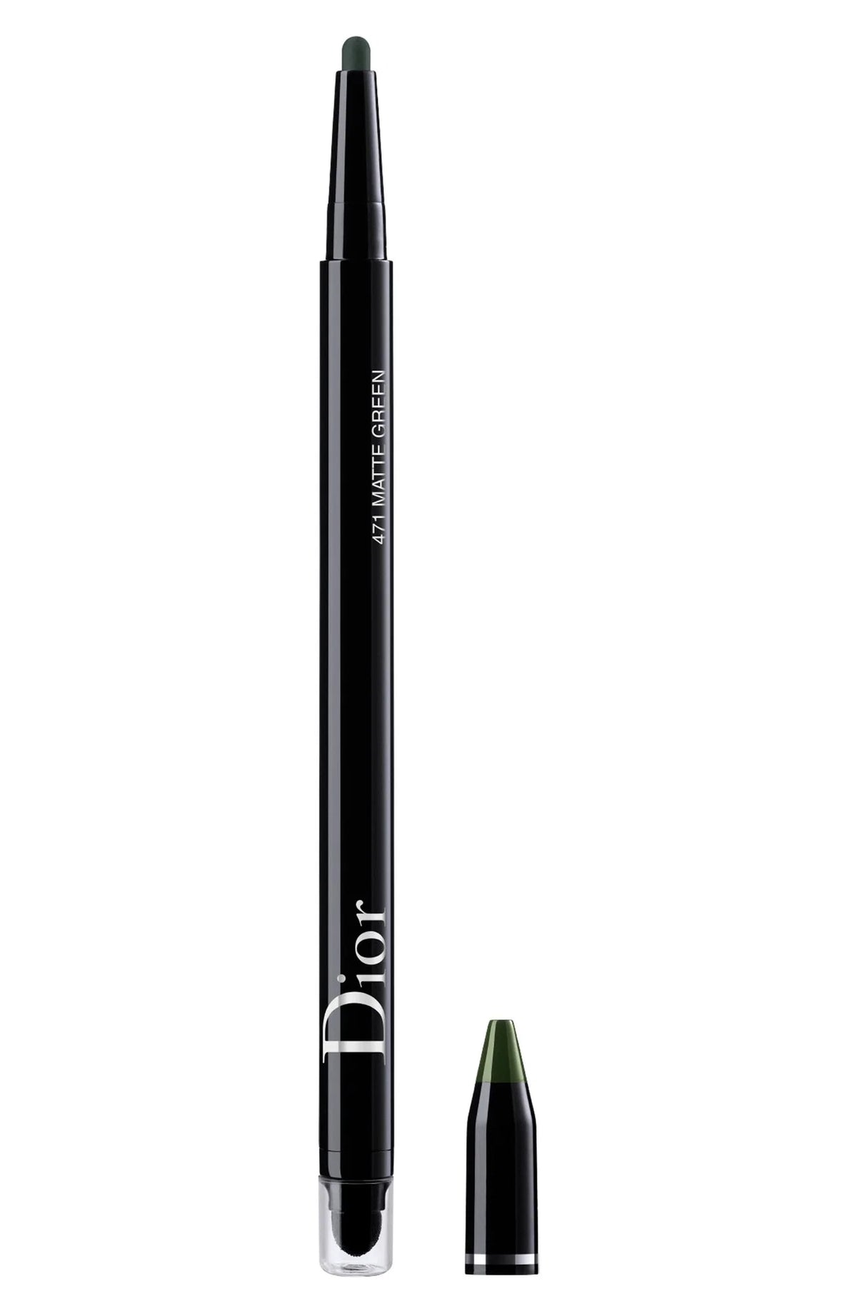 Christian Dior, Diorshow On Stage, Waterproof, Double-Ended, Kohl Eyeliner, 471, Matte Green, 1.2 g
