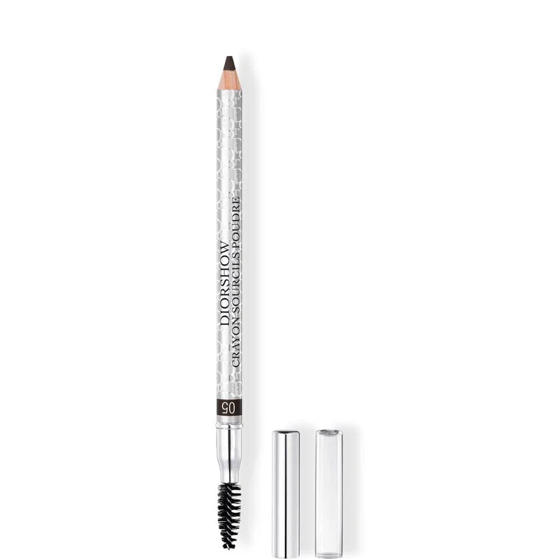 Christian Dior, Diorshow, Waterproof, Double-Ended, Eyebrow Cream Pencil & Brush 2-In-1, 05, Black, 1.19 g