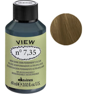 Davines, View, Demi-Permanent Hair Dye, 7.35 , 60 ml