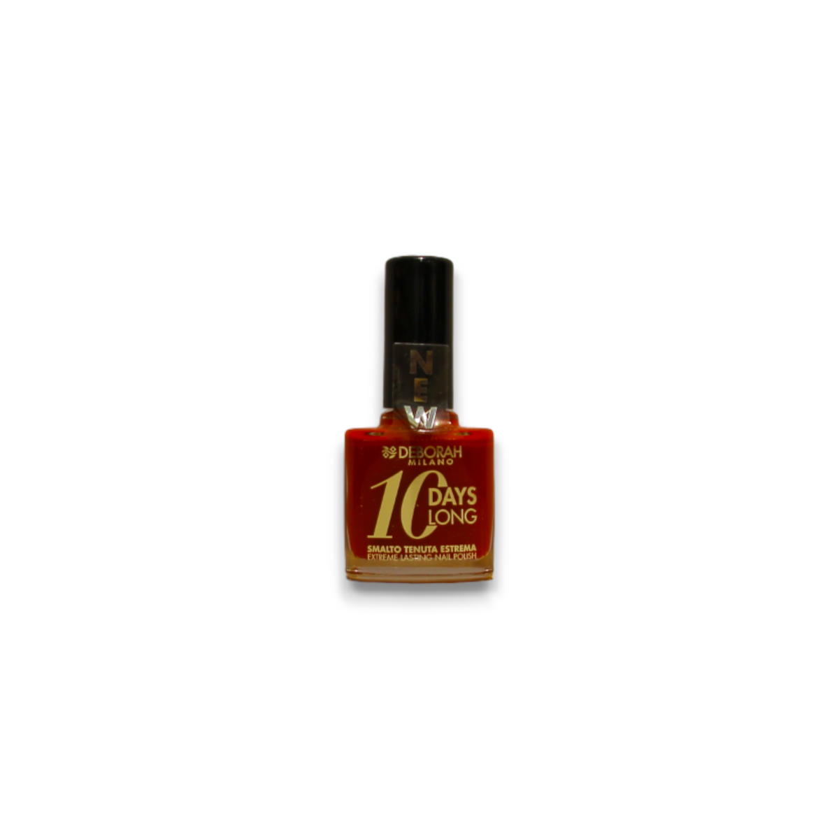 Deborah, 10 Days Long, Quick-Dry, Nail Polish, 161, Dark Red, 11 ml