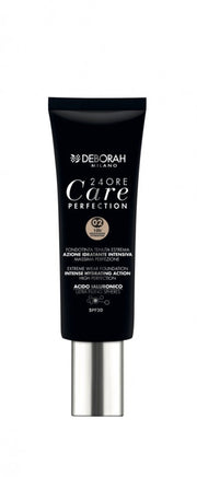 Deborah, 24 Ore Care Perfection, Hydrating, Liquid Foundation, 02, Beige, SPF 20, 30 ml *Tester