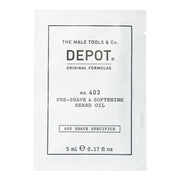 Depot, 400 Shave Specifics No. 403, Sweet Almond, Softening, Pre-Shaving Oil, 5 ml