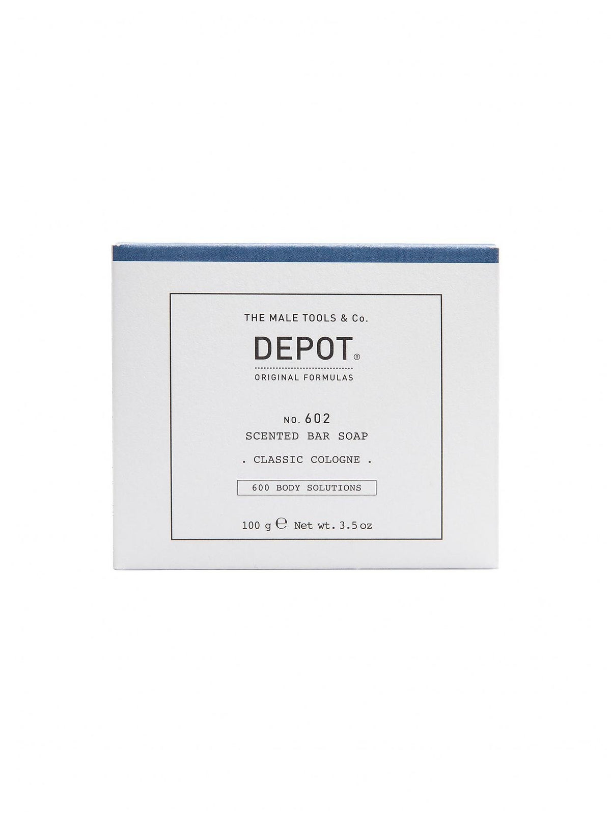 Depot, 600 Body Solutions No. 602, Botanical Complex, Cleansing, Classic Cologne, Scented Soap Bar, Floral Notes, 100 g