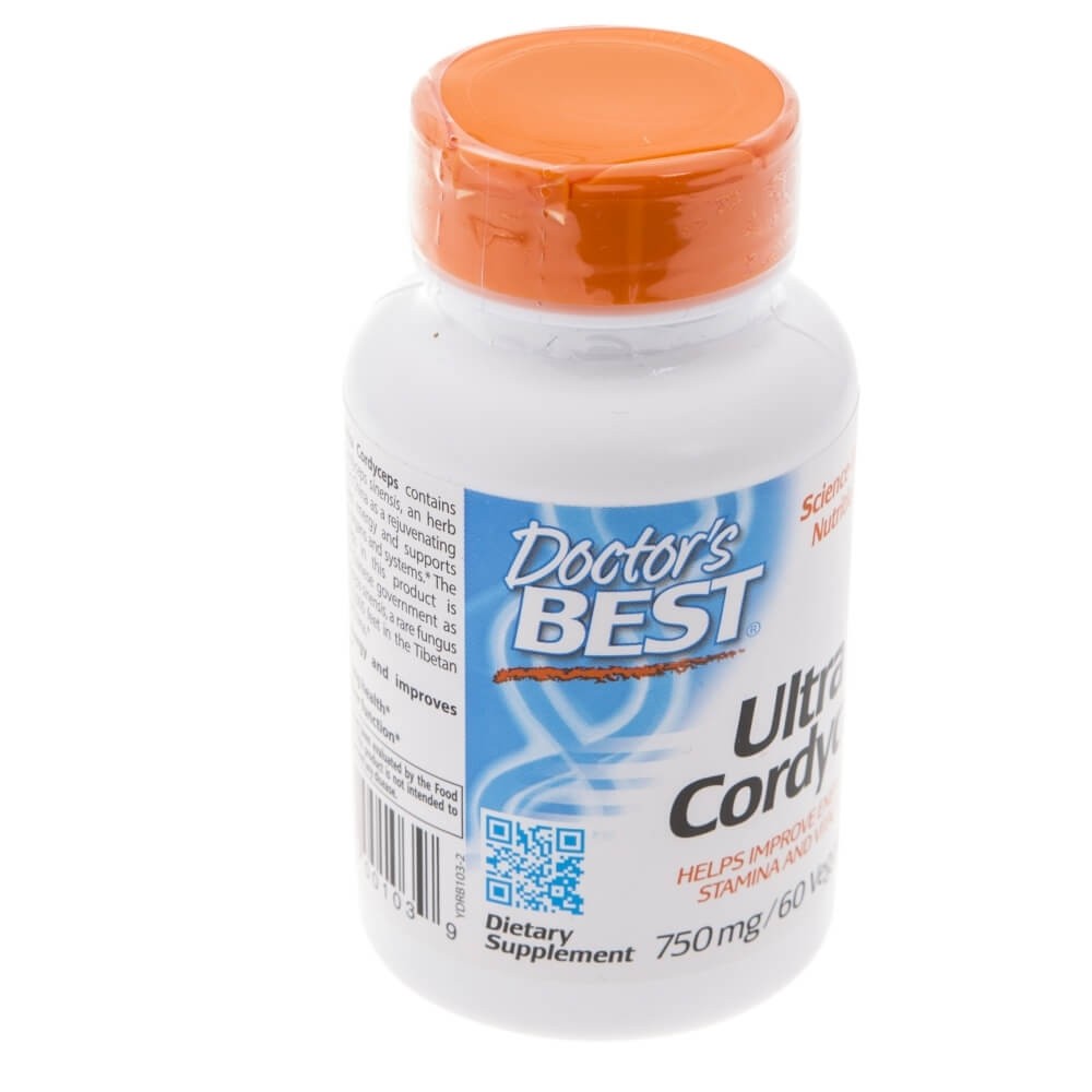 Doctor's Best Ultra Cordyceps 750 mg – 60 kapsulių