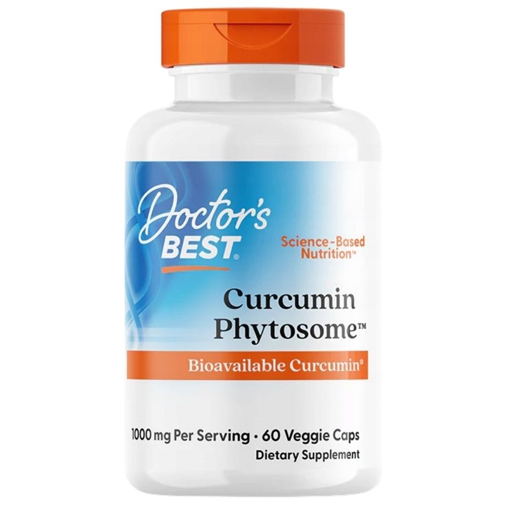 Doctor's Best kurkumino fitosomos su Meriva 500 mg – 60 kapsulių