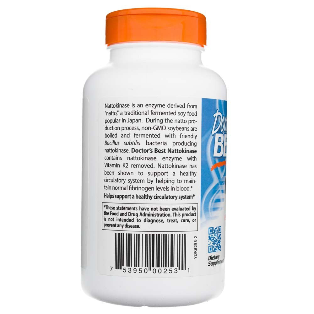 Doctor's Best natokinazė 2000 FU – 270 kapsulių