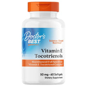 Doctor's Best vitaminas E, tokotrienoliai 50 mg – 60 kapsulių
