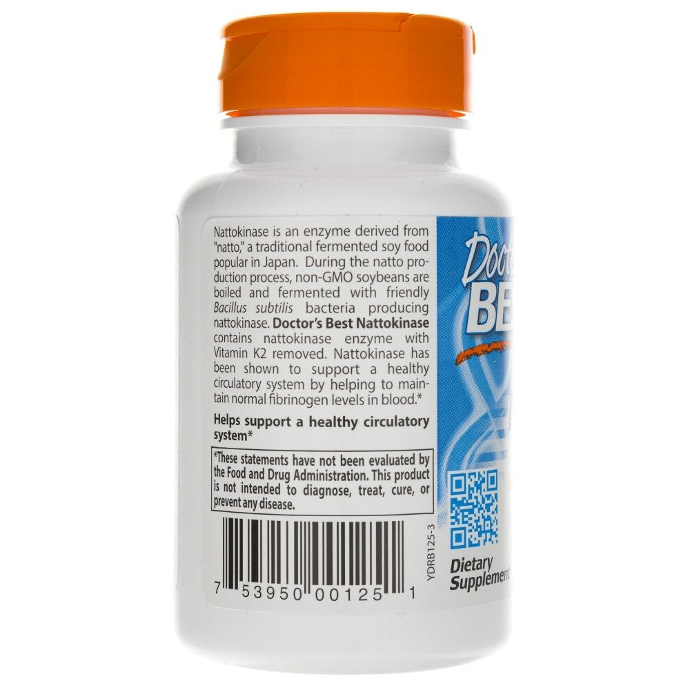 Doctor's Best natokinazė 2000 FU – 90 kapsulių