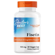 Doctor's Best fisetinas su Novusetin 100 mg – 30 kapsulių
