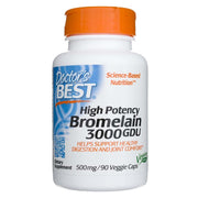 Doctor's Best bromelainas 3000 GDU 500 mg – 90 kapsulių