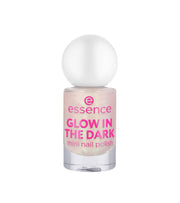 Essence, Glow In The Dark, Glow In The Dark & Shimmery, Nail Polish, 14, Light Pink With Gold Shimmer, 5 ml