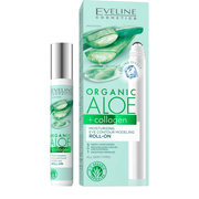 Eveline Cosmetics, Organic Aloe + Collagen, Moisturising, Eye Roll-On, 15 ml *Tester