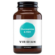VIRIDIAN gliukozaminas su MSM - 30 kapsulių