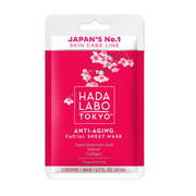 Hada Labo Tokyo, Hada Labo, Hyaluronic Acid & Collagen, Anti-Aging, Sheet Mask, Face, Day, 20 ml