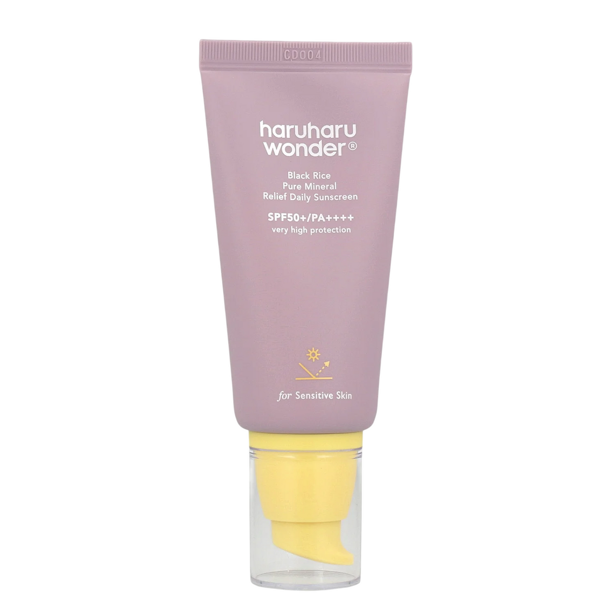 Haruharu Wonder, juodųjų ryžių drėkinamasis kremas nuo saulės, SPF50+, 50 ml