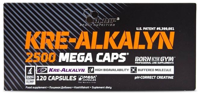 Olimp Nutrition Kre - Alkalyn 2500 Mega Caps - 120 kapsulių