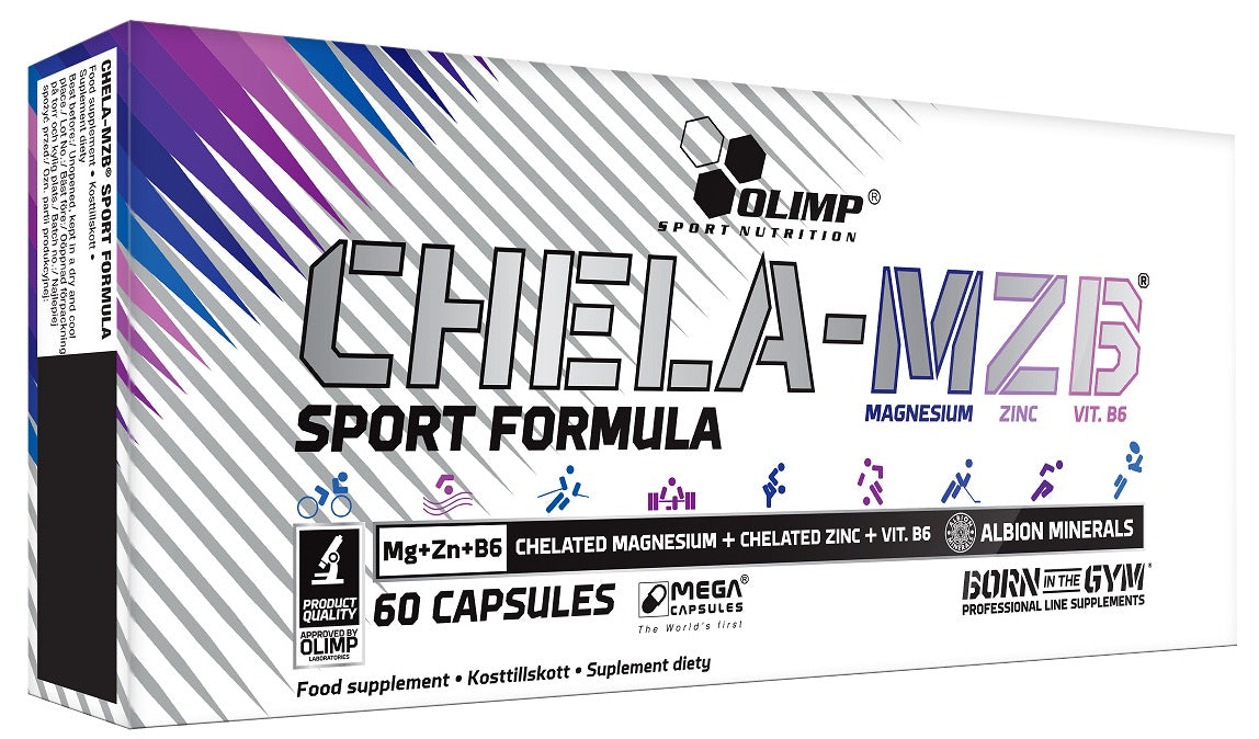 Olimp Nutrition Chela MZB, Sport Formula - 60 mega kapsulių