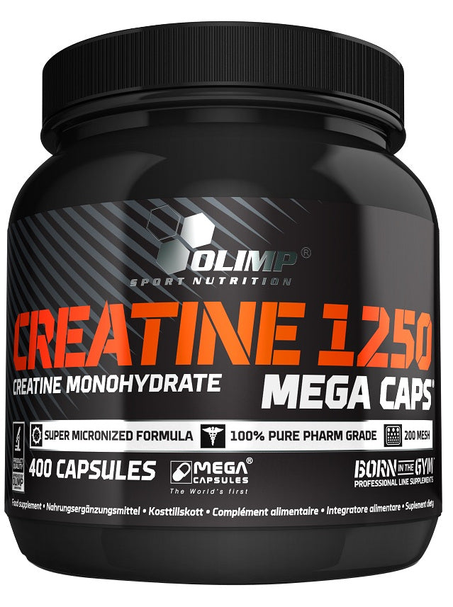 Olimp Nutrition kreatinas 1250 mega kapsulių - 400 kapsulių