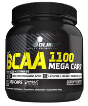 Olimp Nutrition BCAA 1100 Mega kapsulės - 300 kapsulių