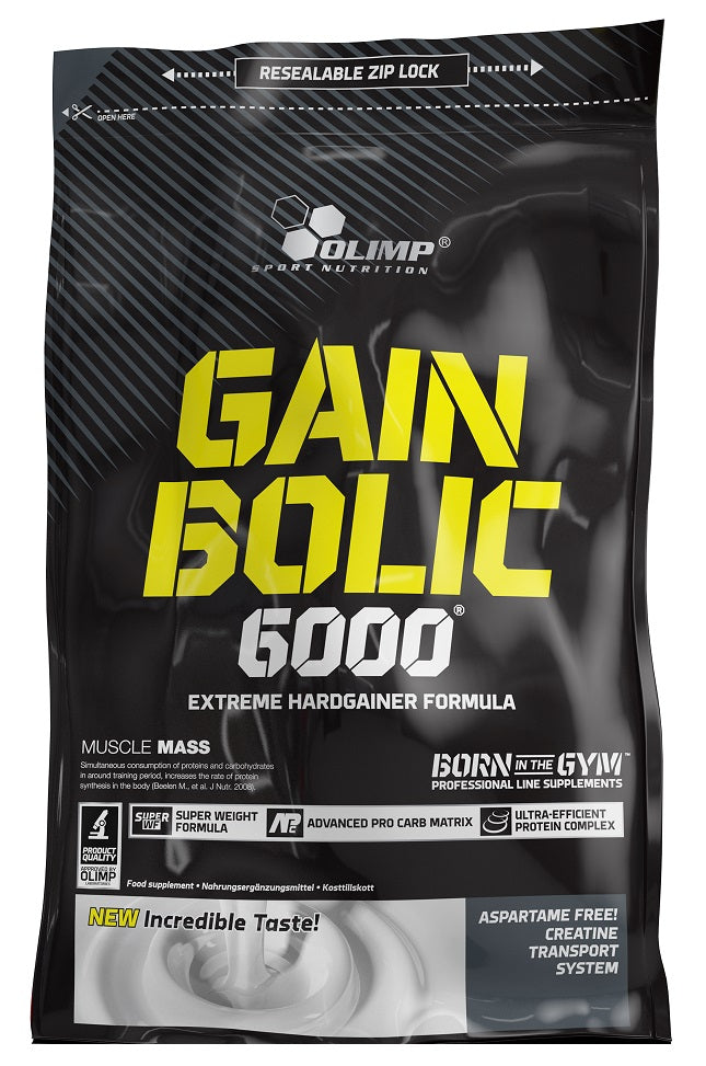 Olimp Nutrition Gain Bolic 6000, braškių skonio – 1000 g