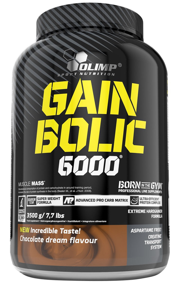 Olimp Nutrition Gain Bolic 6000, braškių skonio – 3500 g