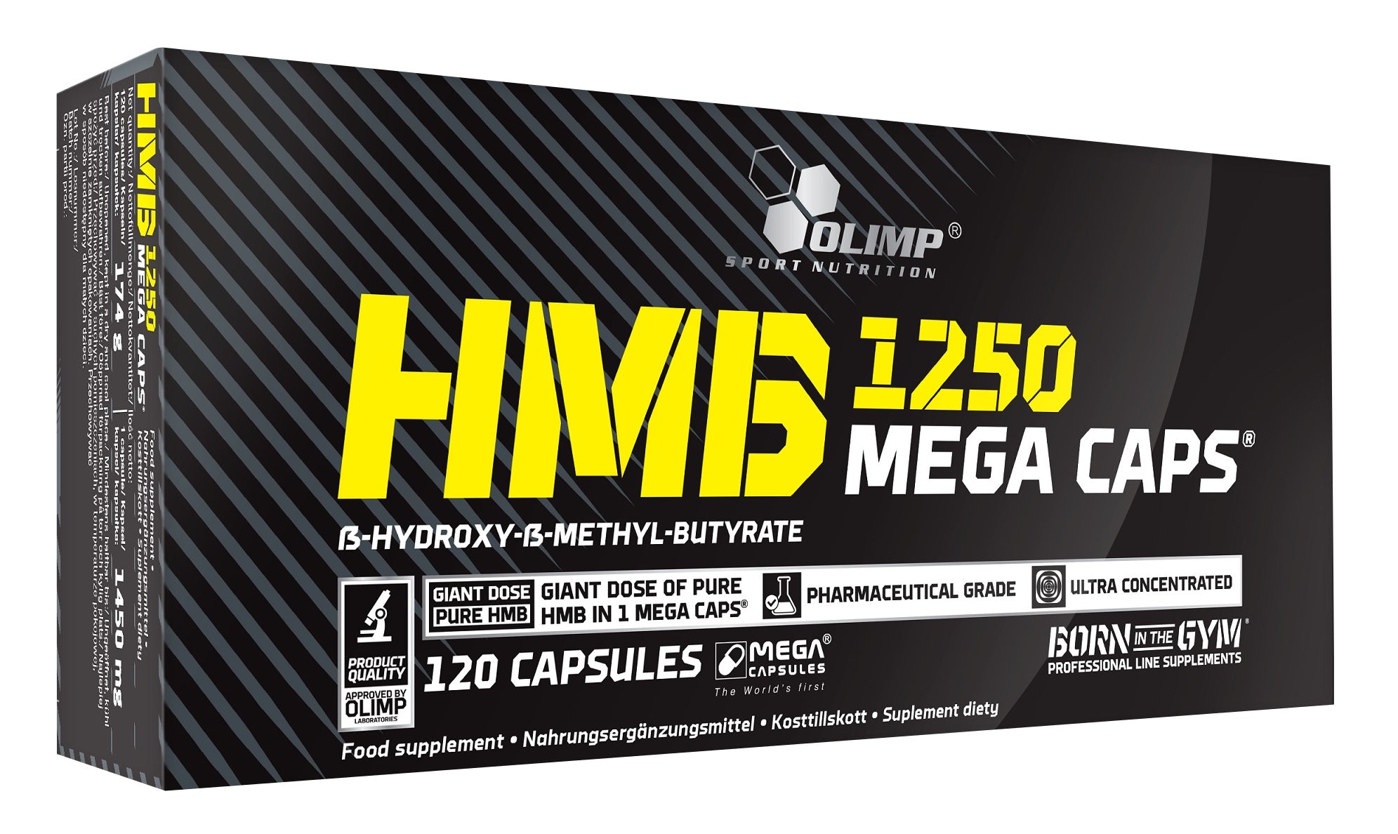 Olimp Nutrition HMB Mega Caps - 120 kapsulių