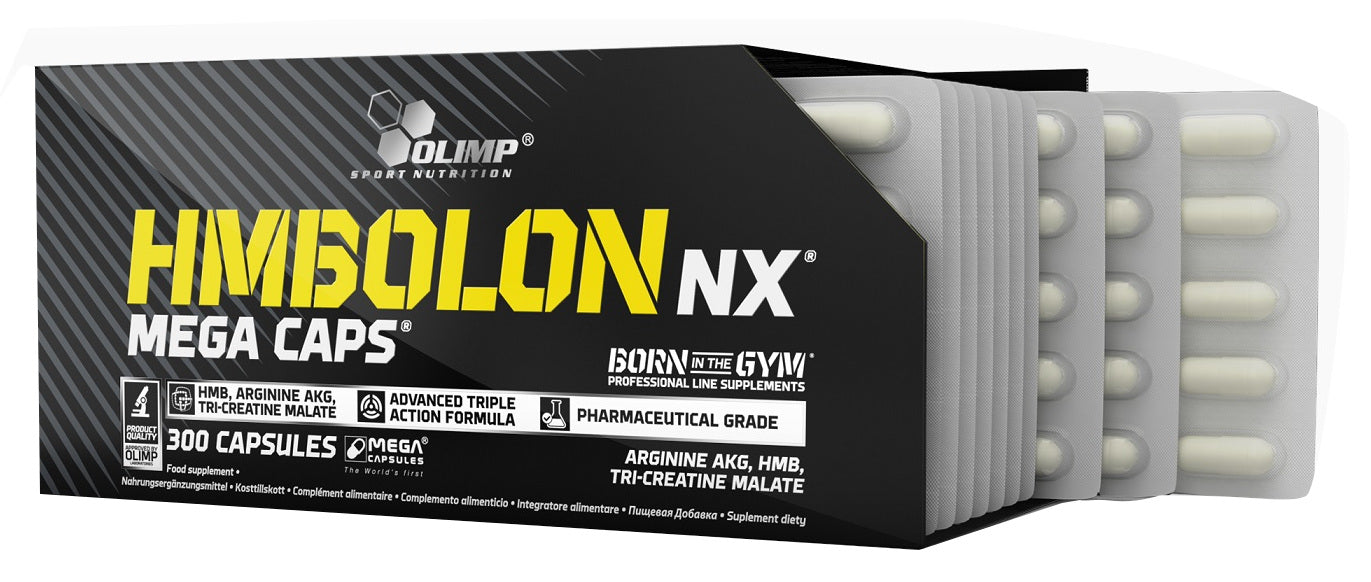Olimp Nutrition HMBolon NX, Mega kapsulės - 300 kapsulių