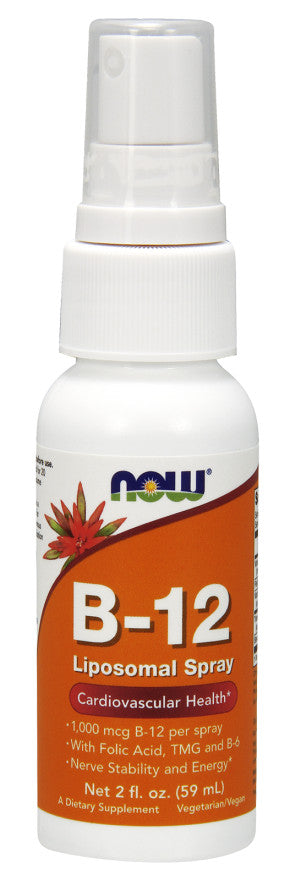 NOW Foods vitaminas B - 12, liposominis purškalas - 59 ml.